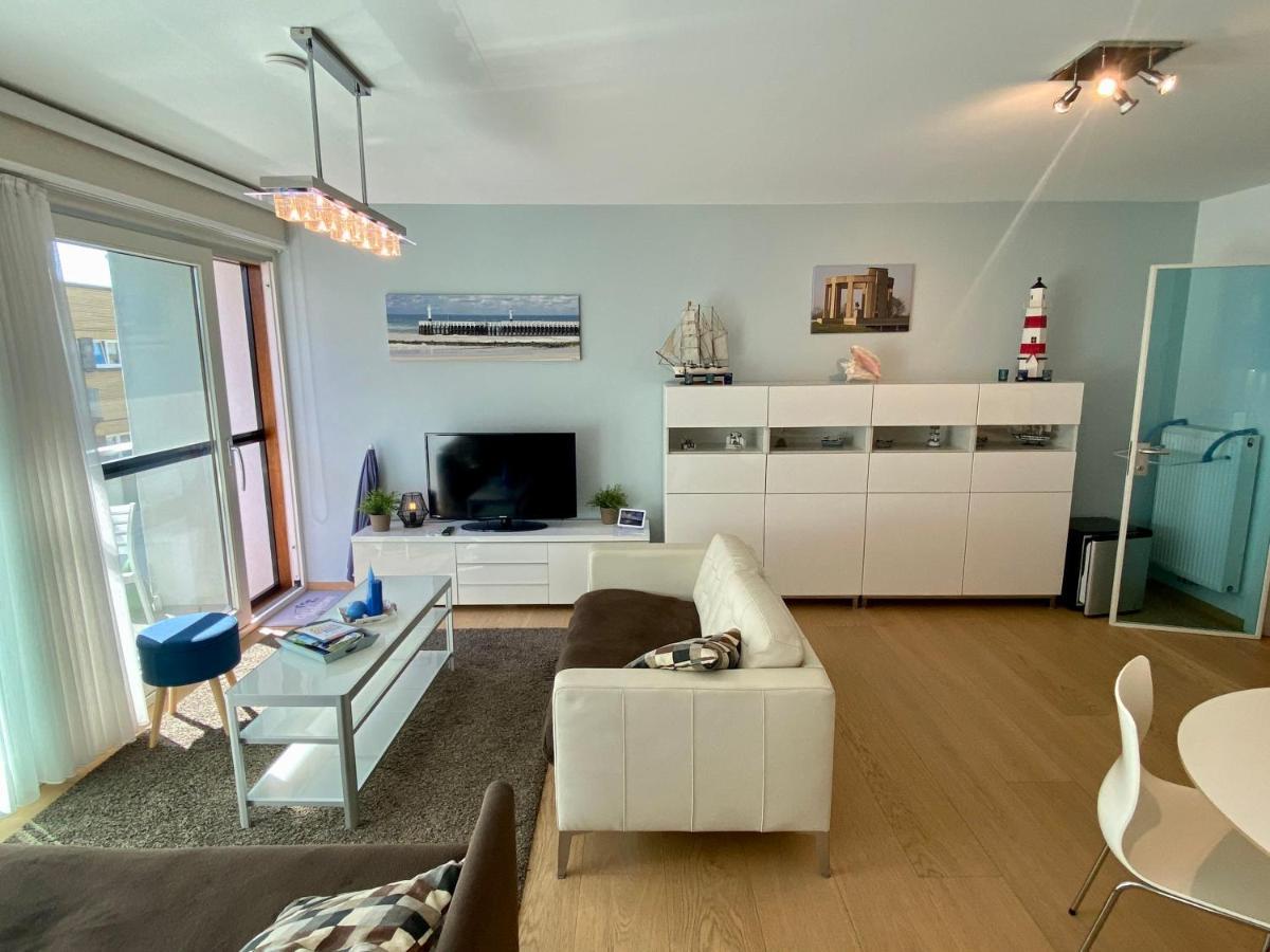 Even Naar Zee Nieuwpoort Appartement Waterkant المظهر الخارجي الصورة
